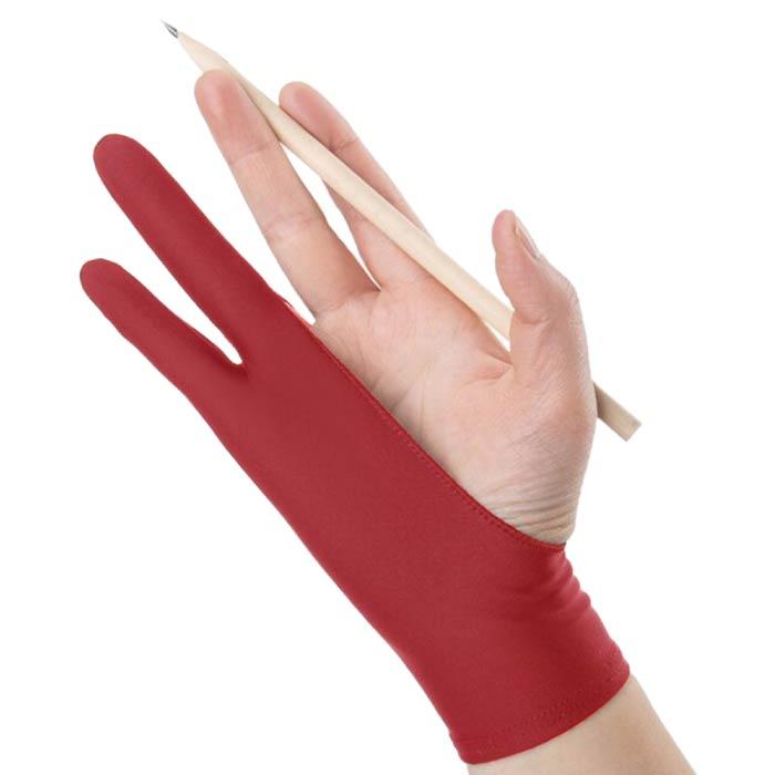 高質で安価 二本指 グローブ 2本指 2本指グローブ 通気性 快適 液晶ペンタブレット 誤作動防止 超軽量 絵描き ライクラ繊維 手袋 
