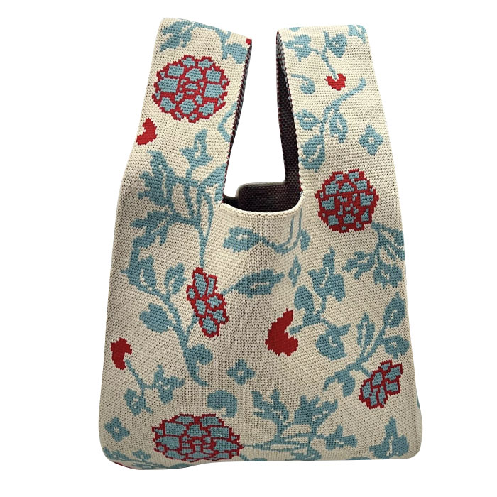 ニット トートバッグ レディース ニットバッグ シンプル おしゃれ お