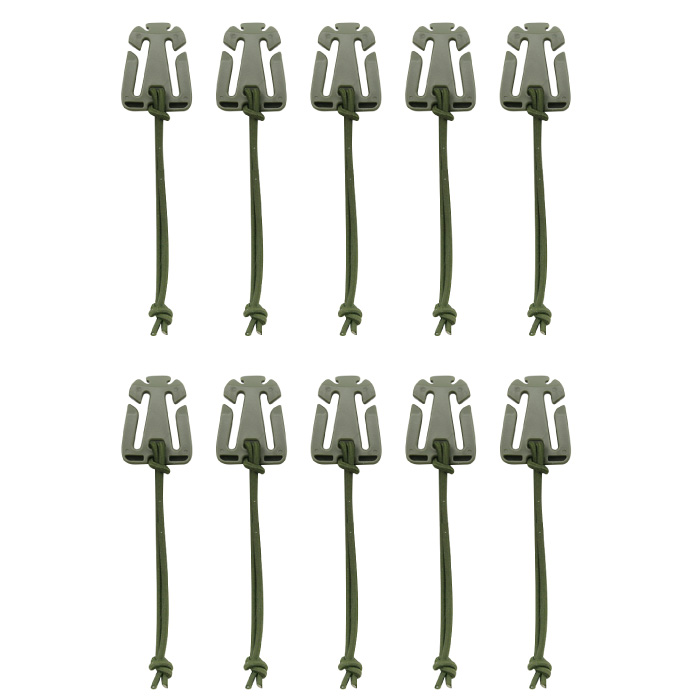 JR 特急車　背面テーブル　網紐セット ウェブドミネーター 10点セット ウェビングバックル バックル クリップ