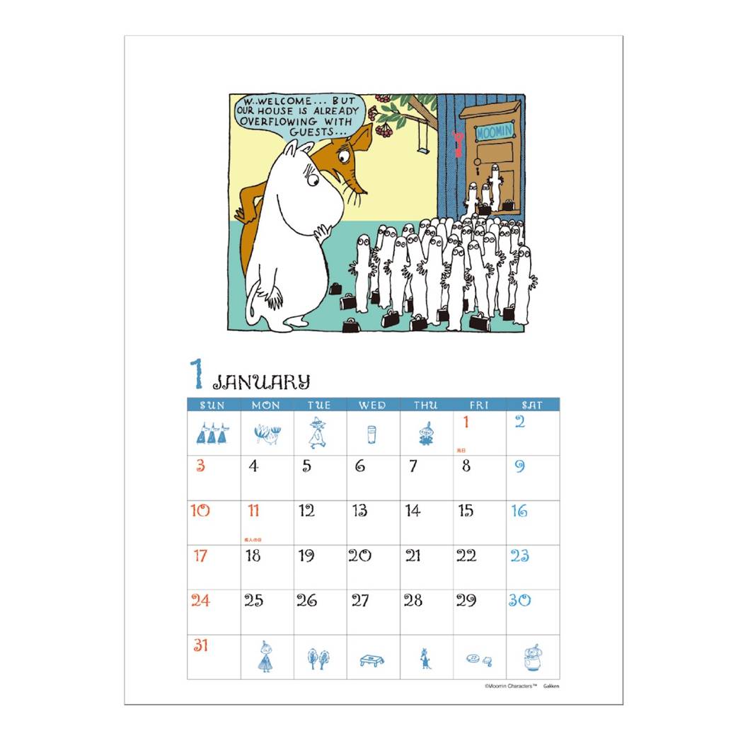 ムーミン 2027Calendar 壁掛けカレ...の詳細画像1