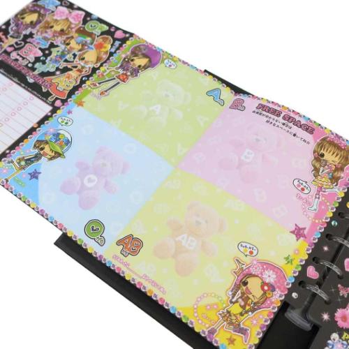 平成ファンシー プロフ帳 プロフィール帳 PEACEFUL GIRLS カミオ