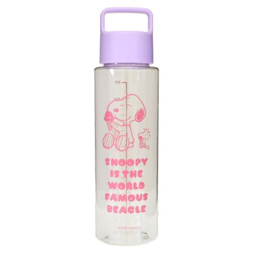 スヌーピー 水筒 クリアハンディボトル 500ml ピーナッツ マリモ