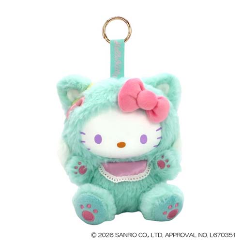 ハローキティ 丸カラビナマスコット サンリオ マスコット キャラクター ファインフェイスキャット MT ナカジマ