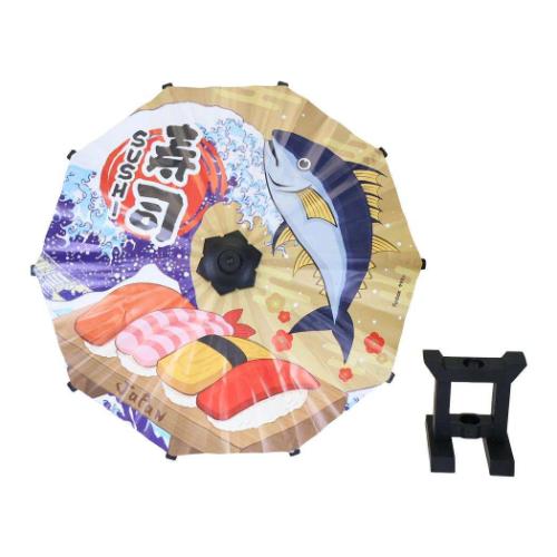 ボールペン 和傘ボールペン 寿司 0.7mm 黒 funbox : おもしろ