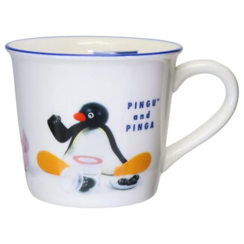 ピングー マグカップ カラーラインメジャーマグ ブルー Pingu
