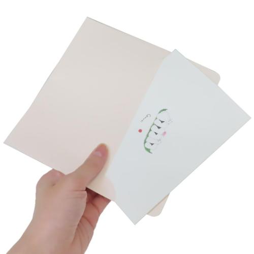 グリーティングカード メッセージカード トコロコムギ 桜前線 二つ折り アクティブコーポレーション