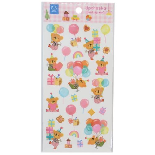 シールシート マスキングシール upcheeka アプチェカ くま アクティブコーポレーション デコシール デコレーション かわいい
