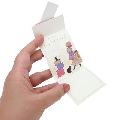 くらはしれい 封筒付き 猫雑貨 グリーティングカード ポップアップ ミニカード バースデー（プレゼント）｜cinemacollection｜02