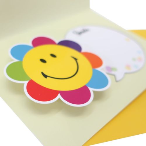 スプリング付きメッセージカード スマイリーフェイス グリーティングカード Smiley Face アクティブコーポレーション HAPPY BIRTHDAY GE-79 | スマイリー | 02
