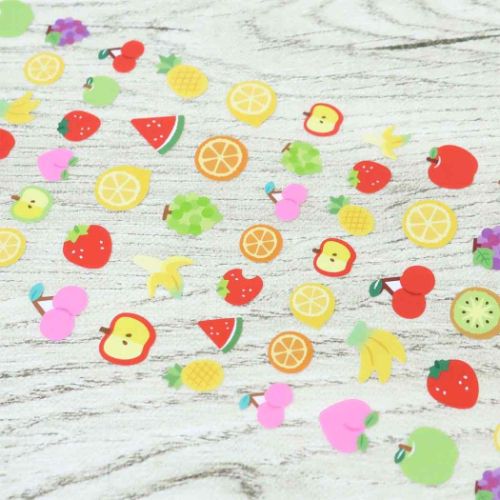 シールシート ペーパーシール フルーツ アクティブコーポレーション デコレーション デコシール かわいい