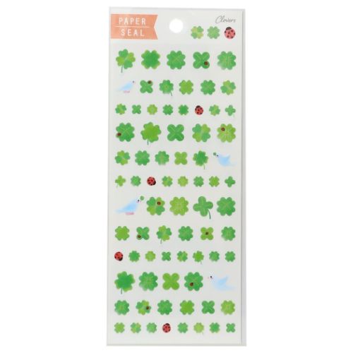 シールシート ペーパーシール クローバー アクティブコーポレーション デコレーション デコシール かわいい