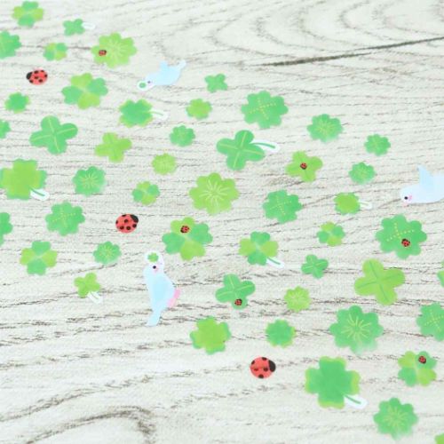 シールシート ペーパーシール クローバー アクティブコーポレーション デコレーション デコシール かわいい