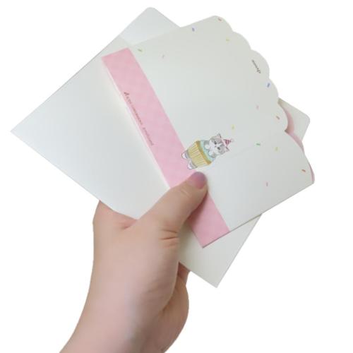 グリーティングカード BOXカード mofusand モフサンド バースデー スイーツにゃん アクティブコーポレーション メッセージカード ギフトカード