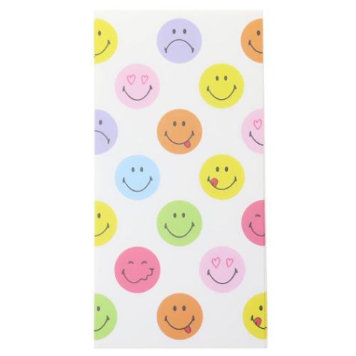 ぽち袋 スマイリーフェイス 長封筒お年玉ポチ袋3枚セット カラフル AKH-110 Smiley Face