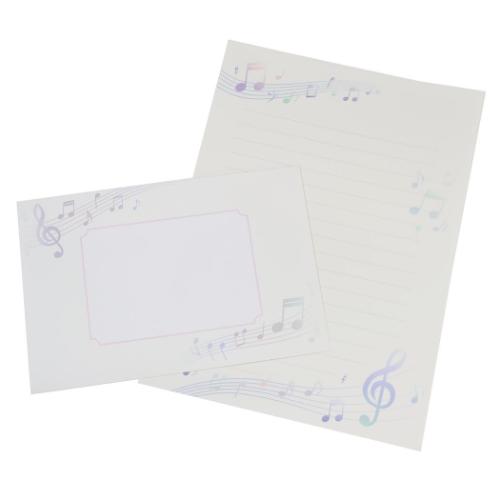 手紙セット ボリュームレターセット 音楽 アクティブコーポレーション