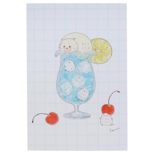 夏柄ポストカード 1枚入り トコロコムギ POSTCARD アクティブ