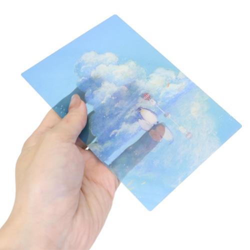 POSTCARD ながつかゆうか 夏柄クリアポストカード 1枚入り なつやすみ