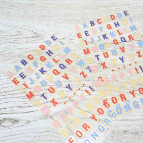 シールシート フォントシール 2枚入 SF-116 アクティブコーポレーション デコレーション デコシール かわいい