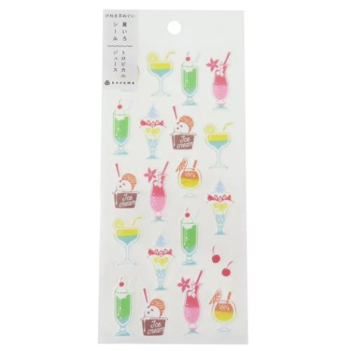 シールシート 夏いろシール 気音間 kenema トロピカルジュース アクティブコーポレーション