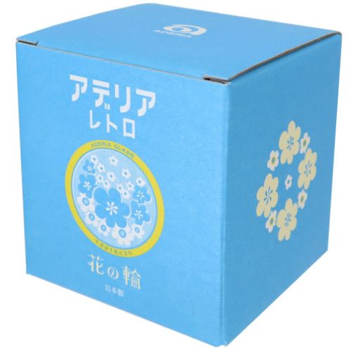 サンデーグラス アデリアレトロ 脚付きデザート深型 花の輪 アデリア デザートカップ ギフト プレゼント