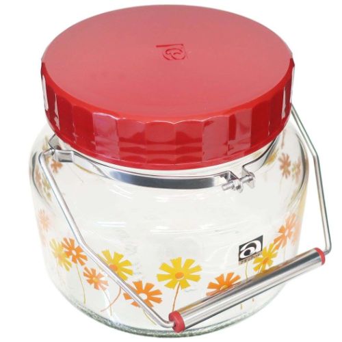 保存容器 貯蔵びん1L アデリアレトロ アリス アデリア レードル付き 取手付き 持ち手付 貯蔵瓶 ギフト プレゼント