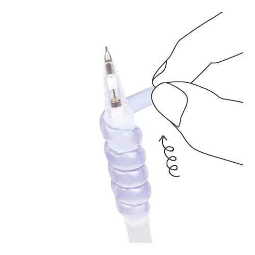 プニュスパイラル PUNYU SPIRAL ペンシルグリップ シアーブルー クツワ タッチペン