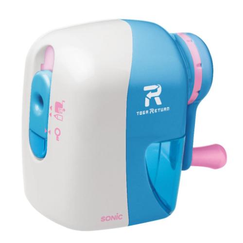 鉛筆けずり器 トガリターン 手動鉛筆削り ホワイト ソニック