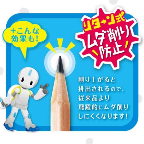 鉛筆けずり器 トガリターン 手動鉛筆削り ホワイト ソニック