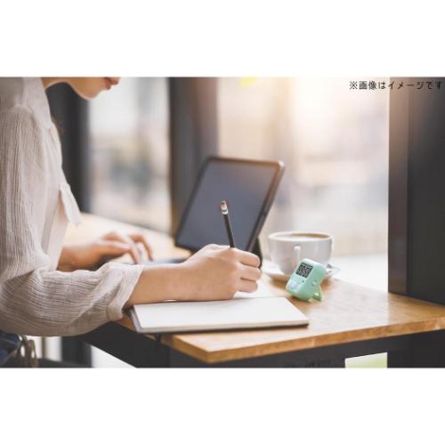 置時計 モチベプラス スタディタイマー ミニ LED付 グリーン ソニック