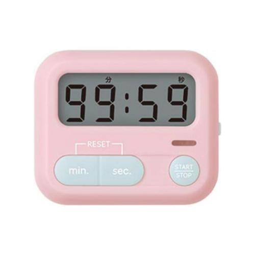 置時計 モチベプラス スタディタイマー ミニ LED付 ピンク ソニック 勉強タイマー