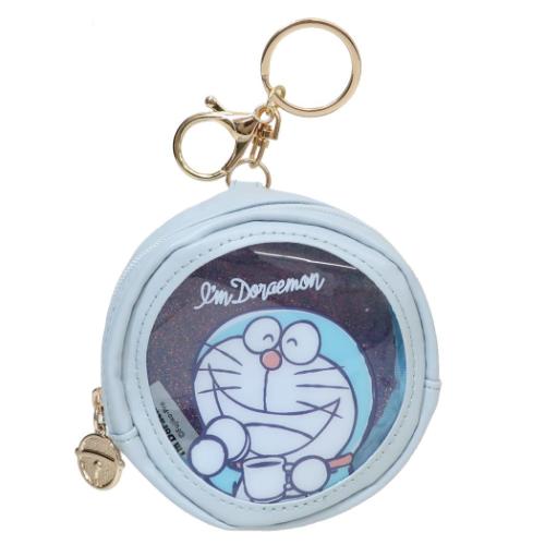 アイムドラえもん サンリオ アニメキャラクター ミニポーチ 丸型ポーチ C