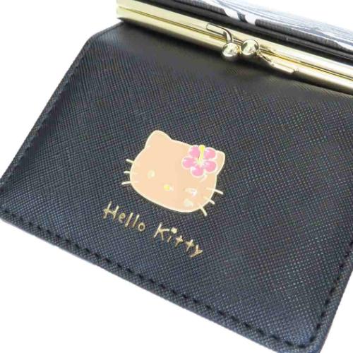 ブラック Kitty様 サンリオ ハローキティ ヒョウ柄シリーズ 小銭入れ (ブラック