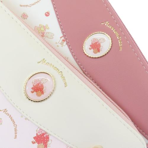 マロンクリーム キャラクター ラウンドファスナーロングウォレット