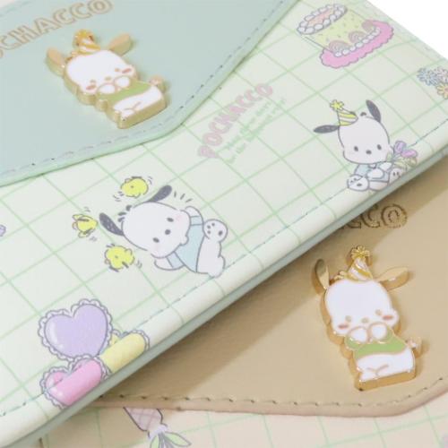 定期入れ リール付パスケース ポチャッコ アルディ サンリオ ICカードケース