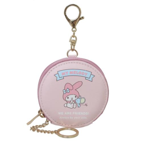 レア！✩平成レトロ♡マイメロディ♡丸型ポーチ マイメロディ キャラクター ミニポーチ 丸型キー＆コインケース 爆買