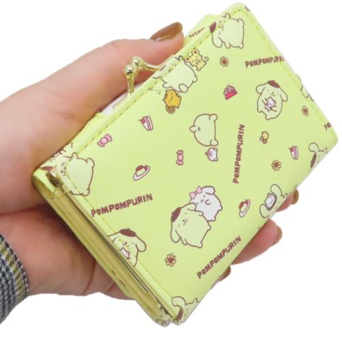 ポムポムプリンの本革二つ折り財布が登場！｜サンリオ