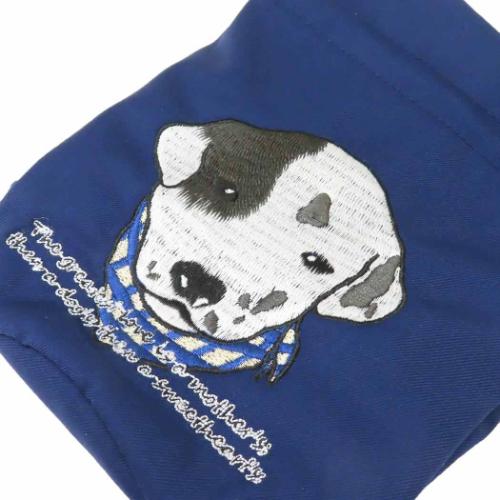 巾着袋 ドッグキンチャクポーチ NV DALMATIAN いぬグッズ アミナコレクション