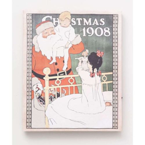 インテリアパネル サンタライトアートボード SANTA＆GIRL 北欧 アミナコレクション