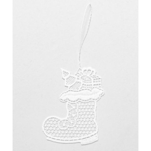 Yahoo! Yahoo!ショッピング(ヤフー ショッピング)装飾品 ブーツレースオーナメント クリスマス 1VARIATION