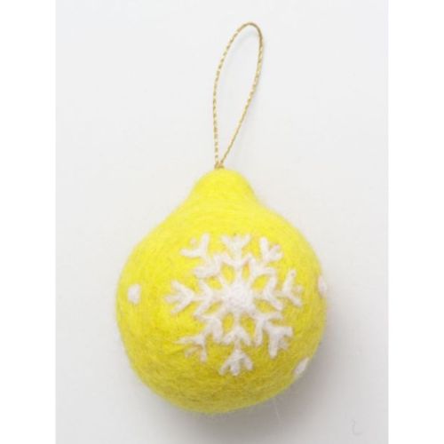 装飾品 クーゲルオーナメント YELLOW 北欧 アミナコレクション インテリア