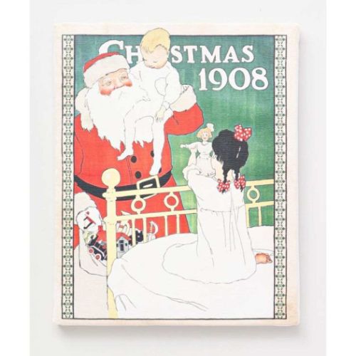 インテリアパネル サンタクロースアートボード SANTA＆GIRL 北欧 アミナコレクション
