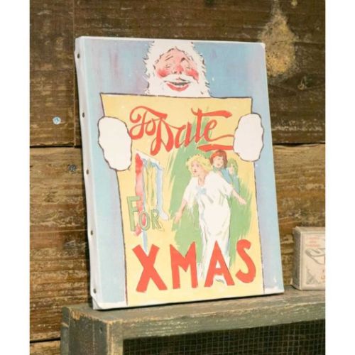 インテリアパネル サンタクロースアートボード SANTA＆POSTER 北欧 アミナコレクション インテリア