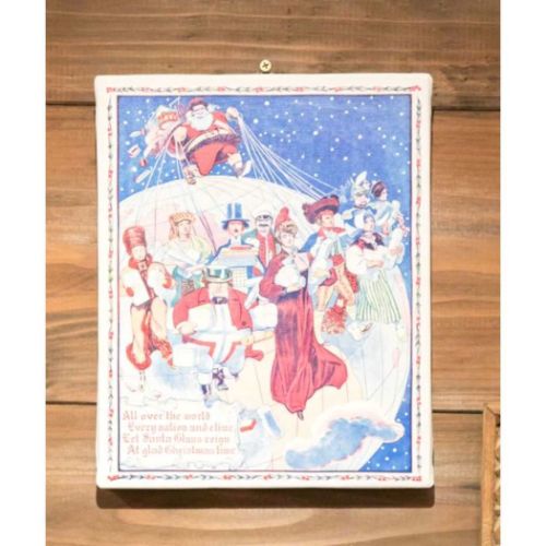 インテリアパネル サンタクロースアートボード SANTA＆WORLD 北欧 アミナコレクション インテリア
