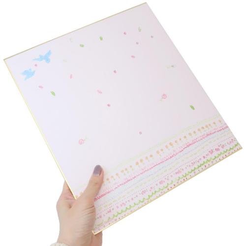 いわぶちさちこ2つ折り色紙 いわぶちさちこ 色紙 APJ