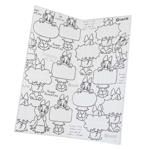 デイジーダック キャラクター 色紙 2つ折りスリム色紙 ディズニー