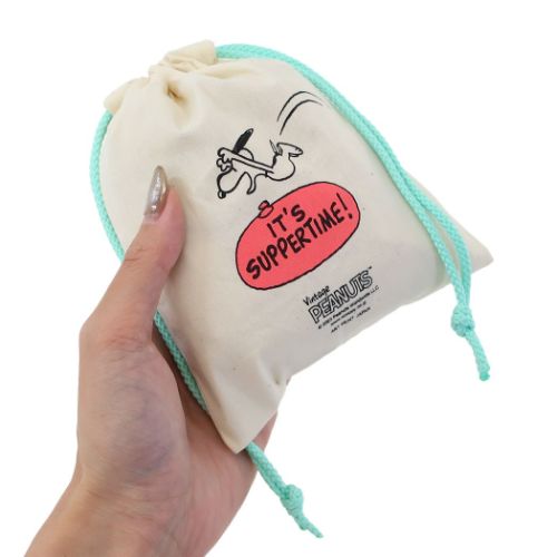 お弁当袋 ランチ巾着 スヌーピー PEANUTS ランチ巾着バッグ