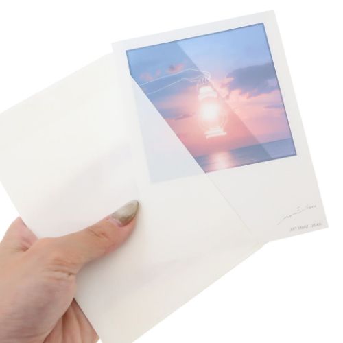 POSTCARD シアーポストカード sara 夕焼けランタン APJ