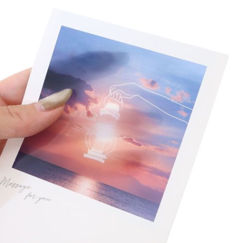 POSTCARD シアーポストカード sara 夕焼けランタン APJ