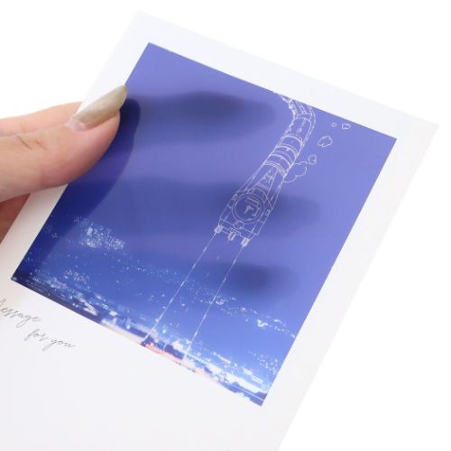 POSTCARD シアーポストカード sara 銀河鉄道の夜 APJ 封筒付き