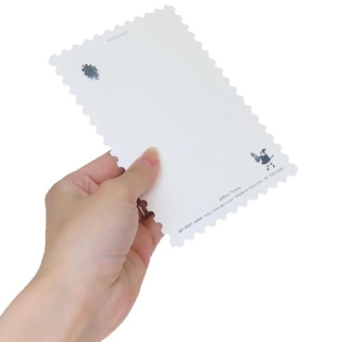 クリスマスカード スタンプポストカード トミタマミ 猫とプレゼント APJ グリーティングカード